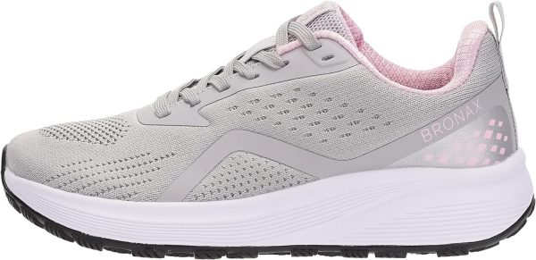 BRONAX Women’s Wide Toe Box Road Running Shoes | Wide Athletic Tennis ...